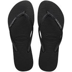 HAV SLIM GLITTER II PRETO/PRET 39/40(12)