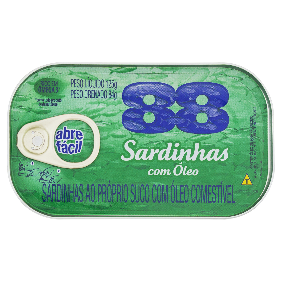 SARDINHA 88 OLEO 1X125 GR(50)
