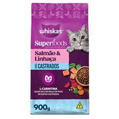 WHISKAS SF DRY CAST SALMAO 1X900G(10