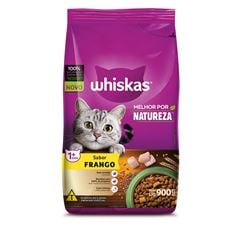 WHISKAS MP NATUREZA AD FRANGO 10X900G