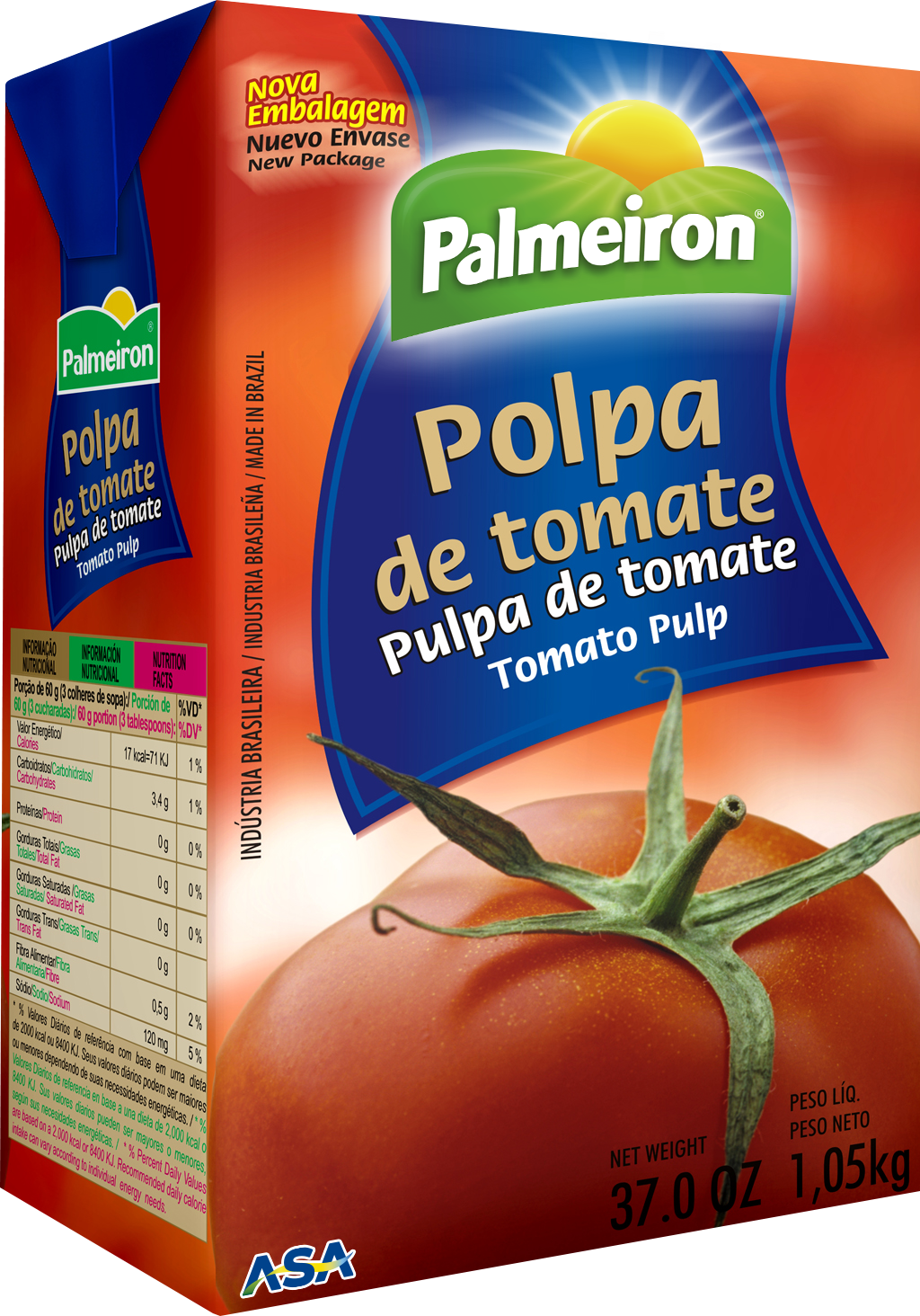 POLPA TOMATE PALMEIRON TB 1X1,05KG (12)