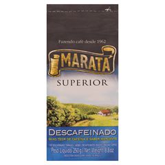 CAFE VACUO DESCAFEINADO MARATA 1X250G (20)