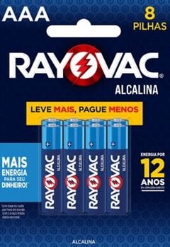 PILHA RAY ALCALINA AAA8 LMPM (24)
