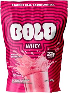 WHEY PROTEIN BOLD MOUSSE MORANGO 900G(4)