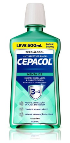 CEPACOL MENTA ICE S/ALC L+P- 1X500ML(12)