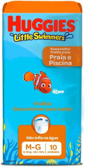 FRALDA HUGGIES  PARA NADAR M/G 1X10 (8)
