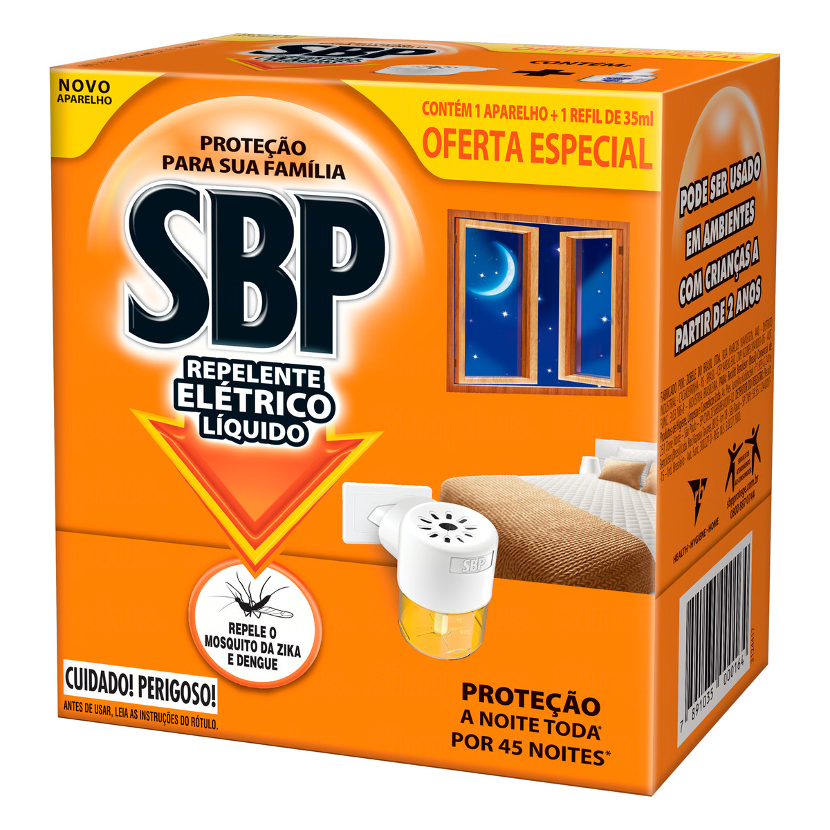 SBP PR ELETRICO 45N LIQ AP GRT 1X35ML(12