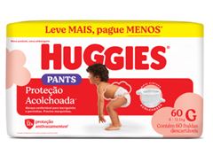 FRALDA HUGGIES ROUP ACOLCHOADA G 1X60(3)