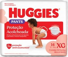 FRALDA HUGGIES  ROUP P ACOLCHO XG 1X14(9