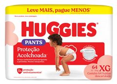 FRALDA HUGGIES PROT ACOLC XG LMPM 1X64(3