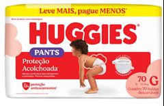 FRALDA HUGGIES PROT ACOLC G LMPM 1X70(3)