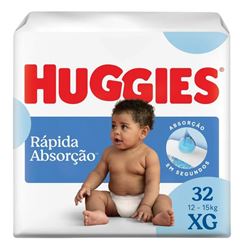 FRALDA HUGGIES  RAPID ABSORCAO XG 1X36(9