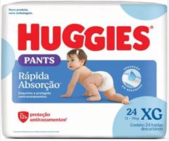 FRALDA HUGGIES  RAPIDA ABSORCAO G 1X24(9
