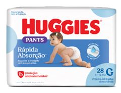 FRALDA HUGGIES  RAPIDA ABSORCAO G 1X28(6