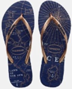 HAV SLIM NAUTICAL MARINHO/GOLD 33/34(12)