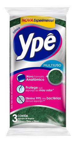 ESPONJA MULTIUSO YPE 6X10X3UN (60)