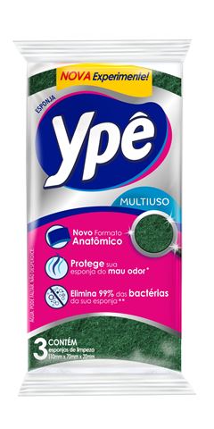 ESPONJA MULTIUSO YPE 1X3 (30)