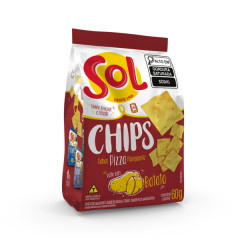 SOL CHIPS PIZZA MARGUERITA 60G (24)