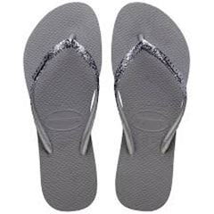 HAV SLIM GLITTER II CINZA ACO 35/36(12)