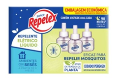 REPELEX BR ELET LIQ REFIL 3X40ML (12)