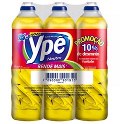DET LL YPE NEUTRO 10% PACK 6X500ML(4)