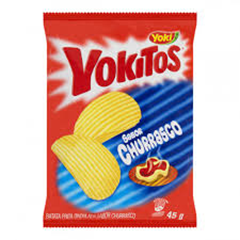 BATATA ONDULADA YOKITOS CHURRASCO 45G(36