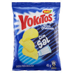 BATATA ONDULADA YOKITOS ORIGINAL 45G(36)