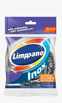 ESPONJA  DE AÇO INOX LIMPPANO (24)