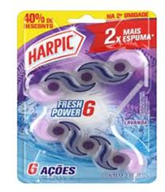 HARPIC FRESH PWR 6 LAV 40% DESC 1X39G(6)