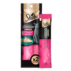 SHEBA PETISCO CREM FRANG SALMAO 1X12G(48