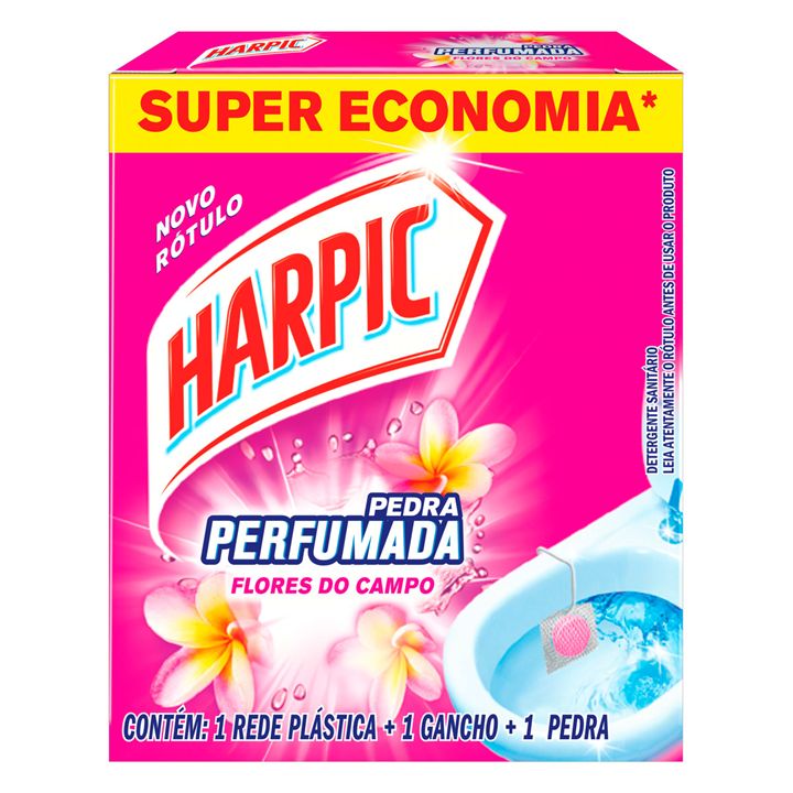 HARPIC PEDRA PLUS FLORES CAMPO 1X20G(36)