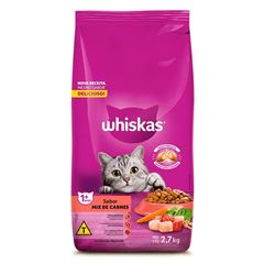 WHISKAS DRY ADULTO MIX DE CARNES 2,7KG(6