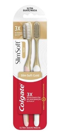 ESC COLGATE SLIM SOFT GOLD 2 PCK (12)