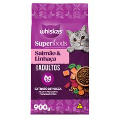 WHISKAS SF DRY SALMAO 1X900G(10