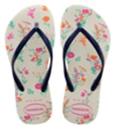 HAV SLIM ROMANCE BRANCO/MARINH 33/34(12)