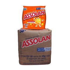 ESPONJA DE ACO ASSOLAN 1X20UN (10)