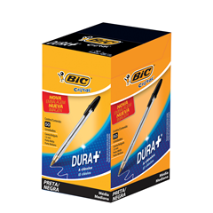 CANETA CRIST MD PRETA 1X50(24)