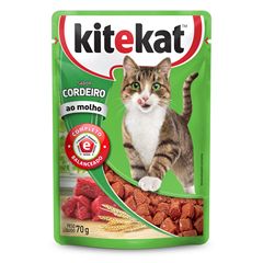 KITEKAT SACHE ADULTO CORDEIRO 1X70G (48)