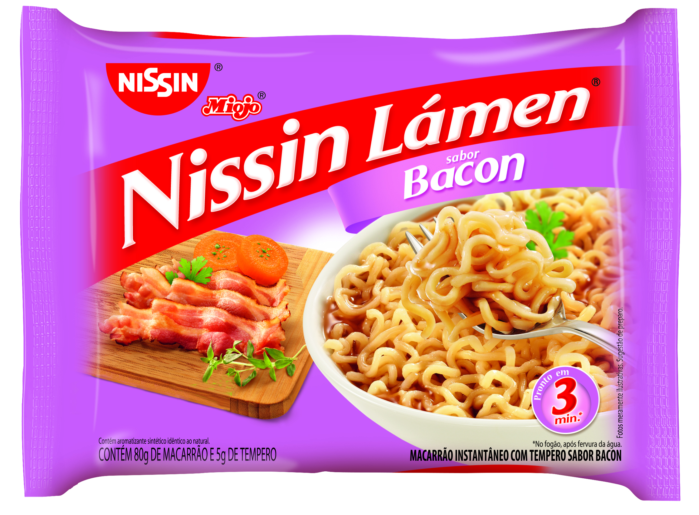 NISSIN LAMEN BACON 1X85G (50)