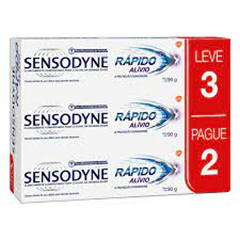SENSODYNE KIT RAP ALIVIO L3P2 90G(12)
